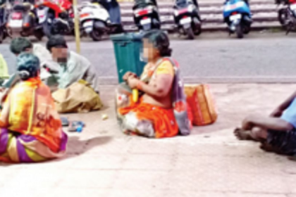 Beggars abound across South Goa, but only 57 booked in 10 months