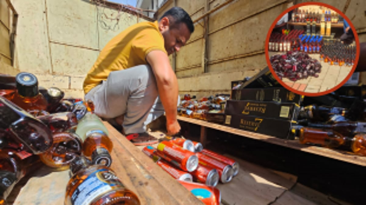 Belagavi Excise Officials Seize Rs 5 Lakh Worth of Illegally Transported Goa Liquor; Two Arrested in Cargo Rickshaw Operation