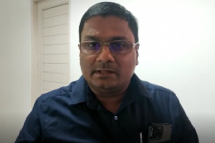 Benaulim MLA Venzy Viegas attends the Assembly under protest