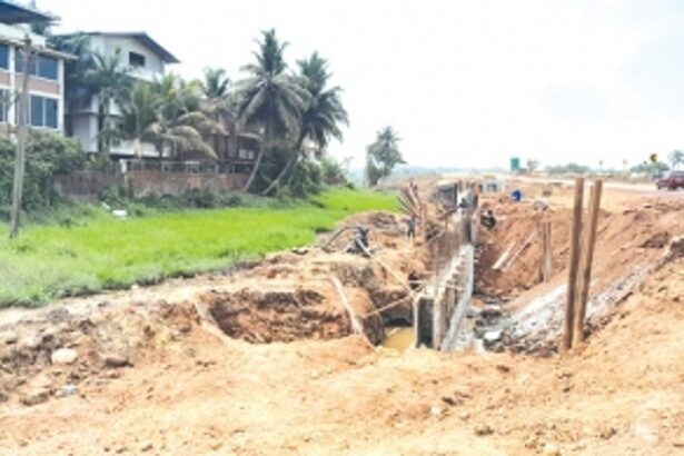 Benaulim locals alarmed as rivulet joining River Sal filled for Western Bypass construction