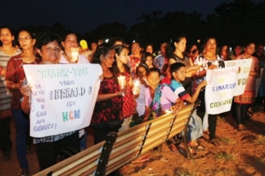 Benaulim locals criticise govt’s handling of Bismarque case 1 Benaulim locals criticise govt’s handling of Bismarque case
