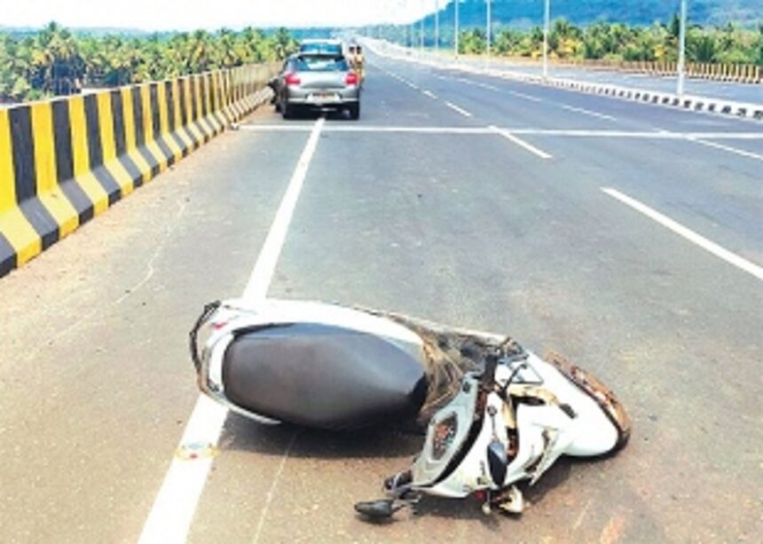 Benaulim senior citizen killed in crash on new Zuari bridge