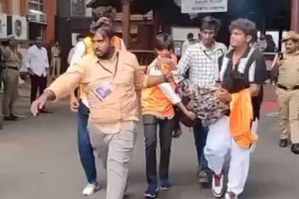 Bengaluru Stampede Caught on Camera: Crowd Struggles for Safety