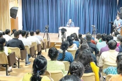 Best-selling author Acharya Prashant’s lecture held at GU