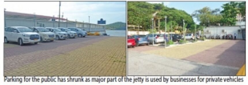 Betim-Panjim commuters inconvenienced as ferry wharf turns into ‘parking zone’