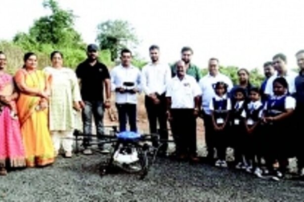 Betki-Khandola VP urges ryots urged to use drones in farming