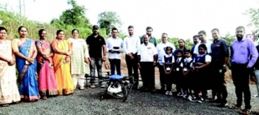 Betki-Khandola VP urges ryots urged to use drones in farming