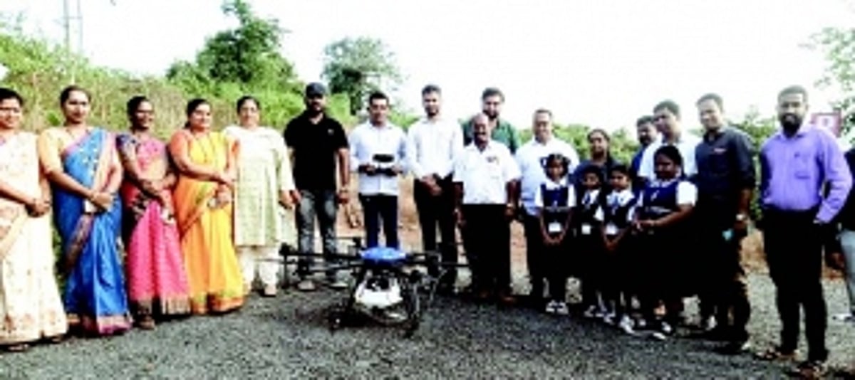 Betki-Khandola VP urges ryots urged to use drones in farming