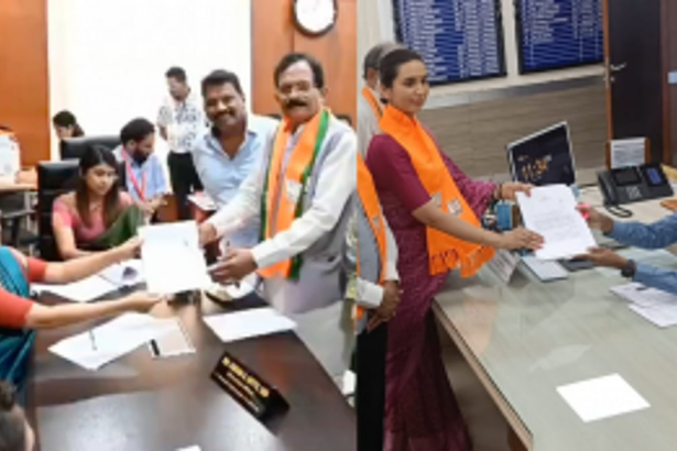Bharatiya Janata Party’s Goa Candidates File Nomination for Lok Sabha 2024 Elections