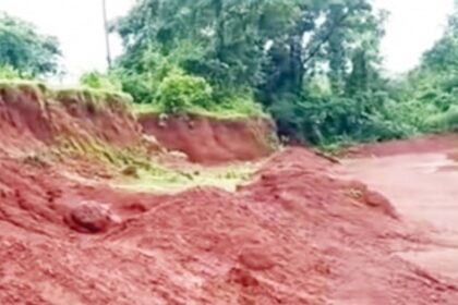 Bhati village youth wait for completion of the ground