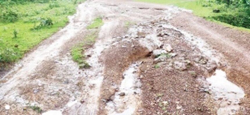 Bhiumpal villagers have no tar road for the last 60 years 1 Bhiumpal villagers have no tar road for the last 60 years
