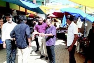 Bhoma-Adcolna p’yat takes action to ease congestion at Banastarim market
