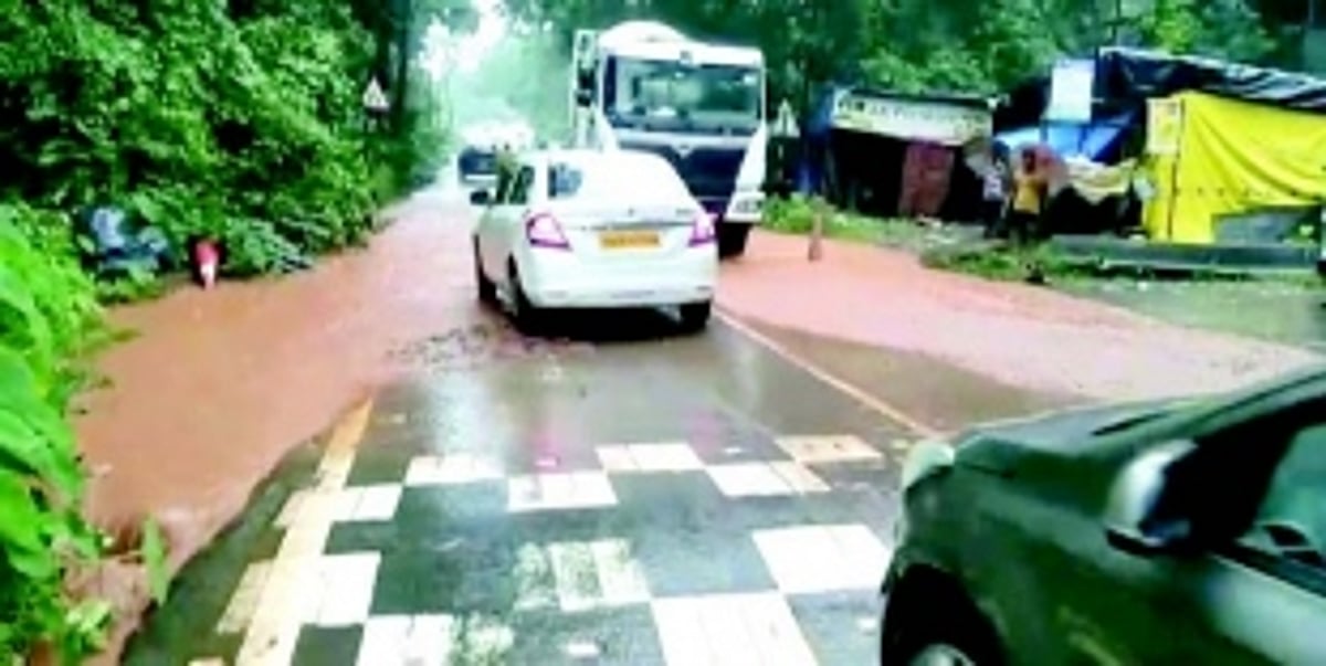 Bhoma village floods, locals blame gutters choked with mud due to repeated digging