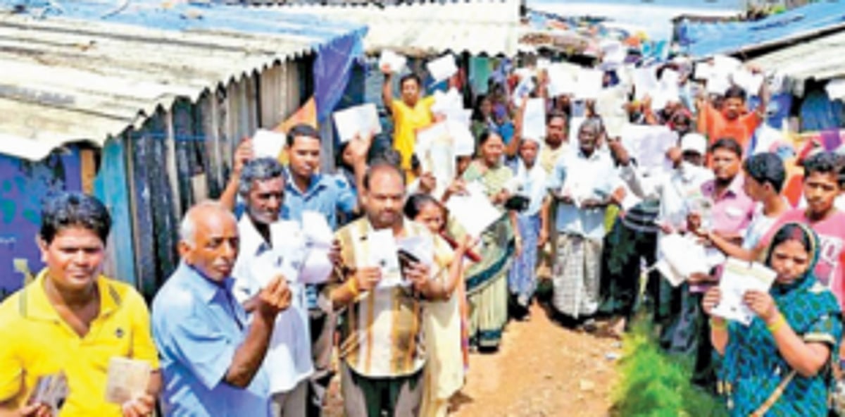 Bhumiputra Adhikarni  Bill for slum vote bank