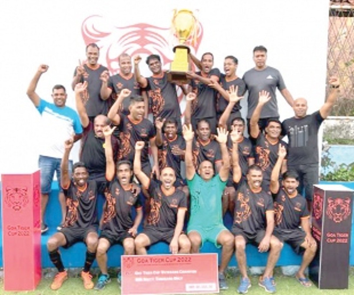 Bibiano, Alwin strike as Calangute Veterans clinch Goa Tiger Cup title