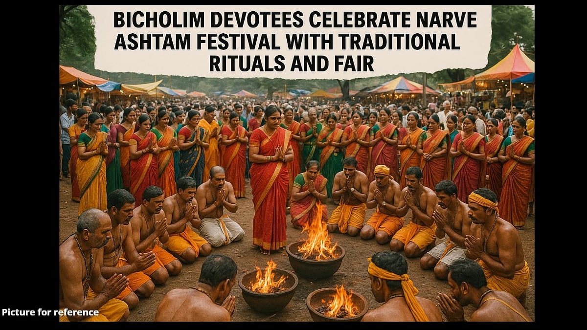 Bicholim Devotees Celebrate Narve Ashtam Festival With Traditional Rituals and Fair
