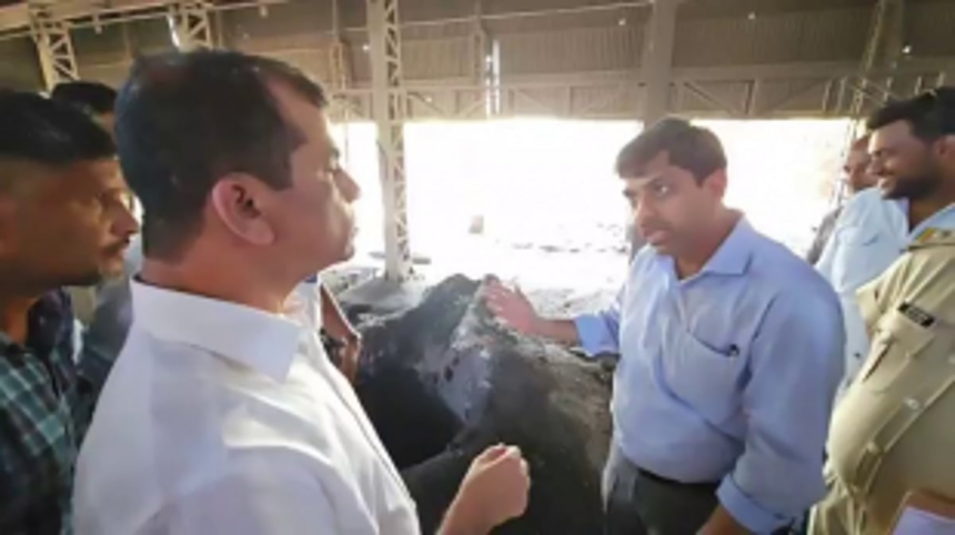 Bicholim MLA visits blast site; orders immediate investigation into the matter 1 Bicholim MLA visits blast site; orders immediate investigation into the matter