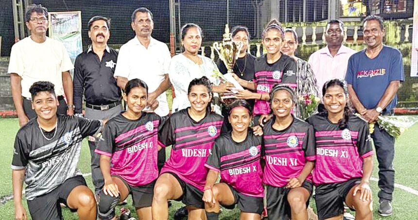 Bidesh XI emerge champions in Cortalim women futsal tournament 1 Bidesh XI emerge champions in Cortalim women futsal tournament