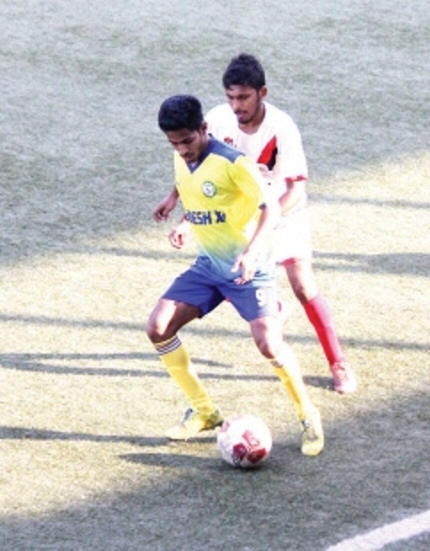Bidesh XI score hard fought win
