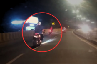 Bike Race Witnessed on Atal Setu Cable-Stayed Bridge