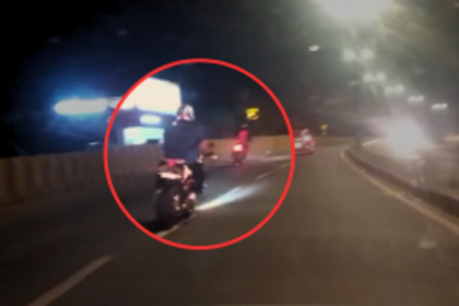 Bike Race Witnessed on Atal Setu Cable-Stayed Bridge