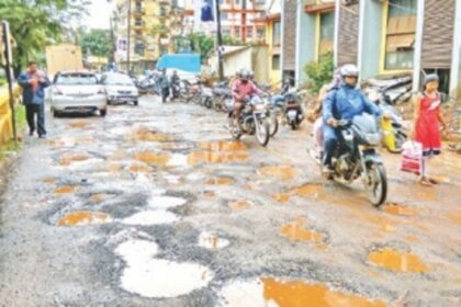 Blame it on bad roads: Pregnant woman injured after falling off  two-wheeler at Kapileshwari