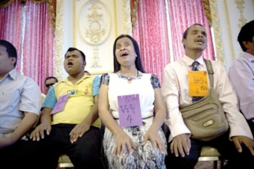 Blind singers break through Bangkok’s sound barrier
