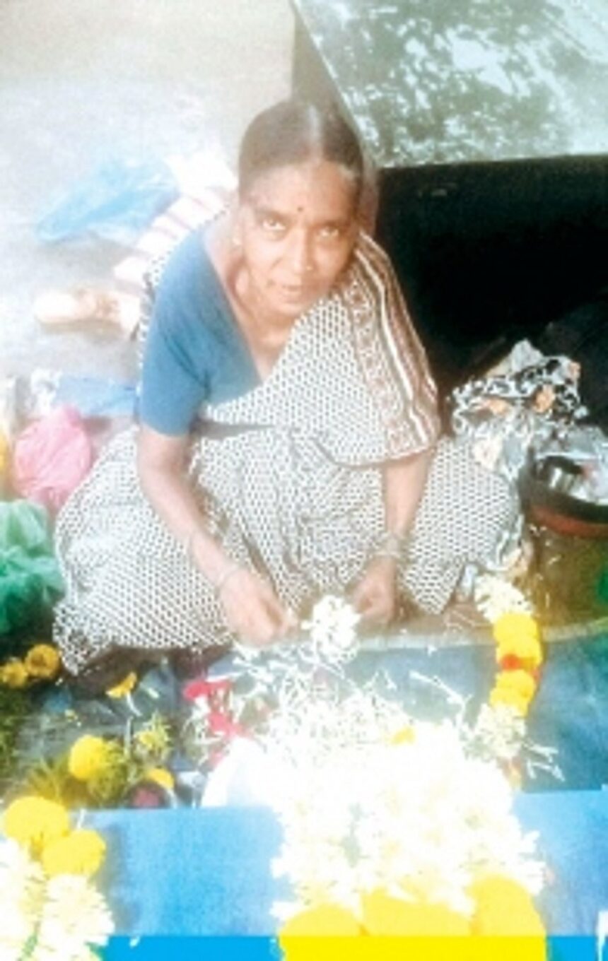 Blooming against adversity: Flower lady Jeevani built a 30-year-long career crafting garlands