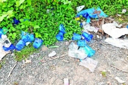Blue plastic epidemic in Goa