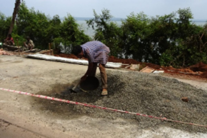 Bogda-Baina  road tarring  underway