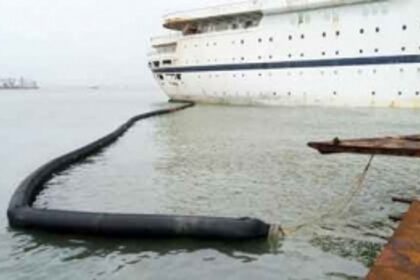 Booming tech used to contain oil spill from Qing