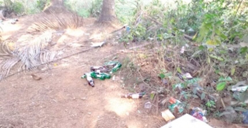 Booze party zones at Siolim