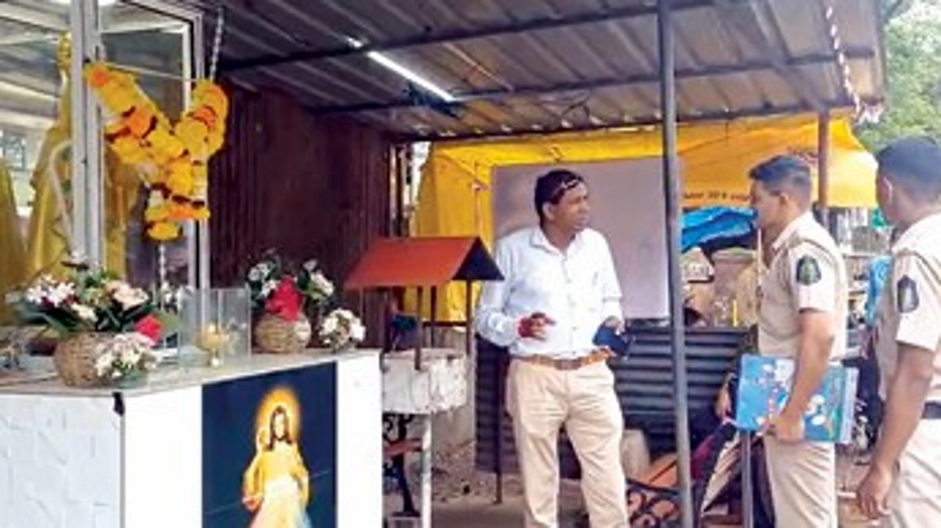 Borda in Shock: Donation Box at Our Lady of Vailankanni Statue Broken Open, Cash Stolen; Police Probe Underway 1 Borda in Shock: Donation Box at Our Lady of Vailankanni Statue Broken Open, Cash Stolen; Police Probe Underway