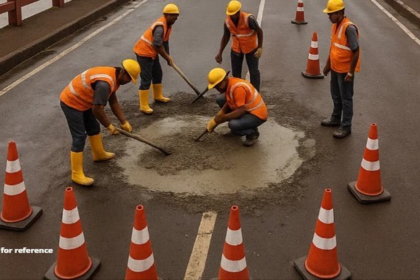 Borim Bridge Undergoes Temporary Repairs to Ease Monsoon Woes
