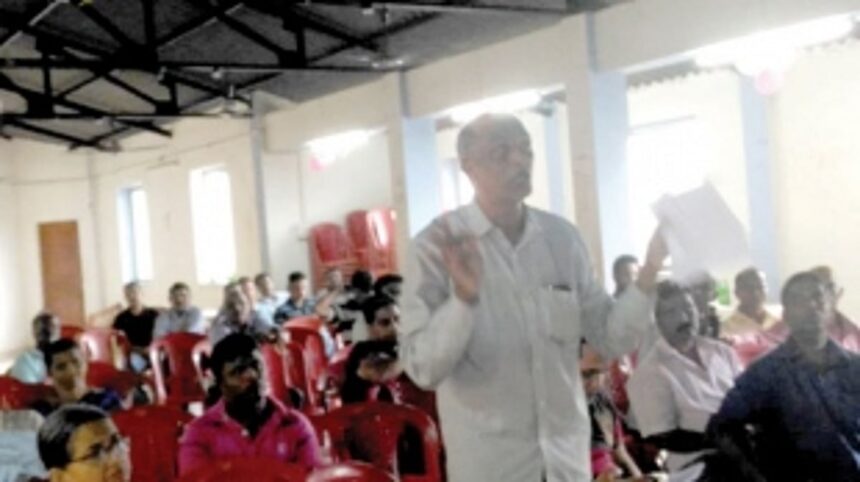 Borim locals demands removal of encroachment on banks of nullah 1 Borim locals demands removal of encroachment on banks of nullah