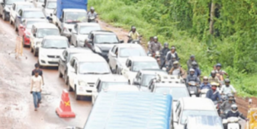 Borim locals suffer due to traffic congestion on main road