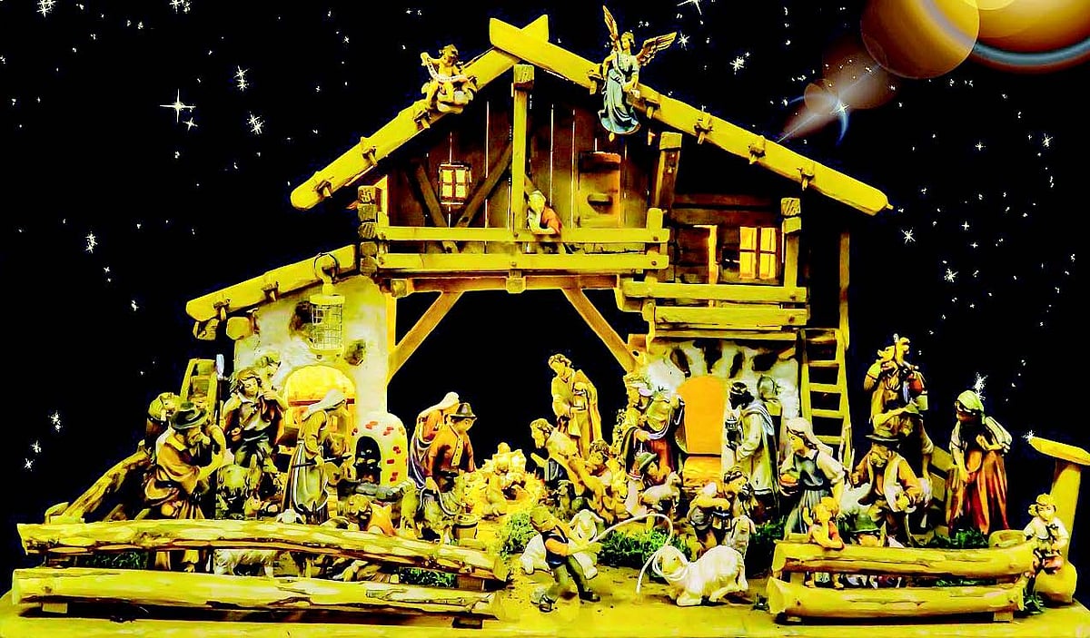 Born in the Manger: The story of the first Christmas Crib