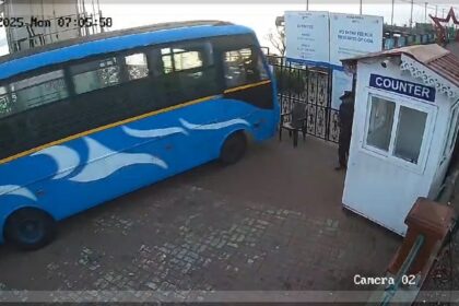 Brake Failure Causes Bus to Ram Through Dona Paula Jetty Gates