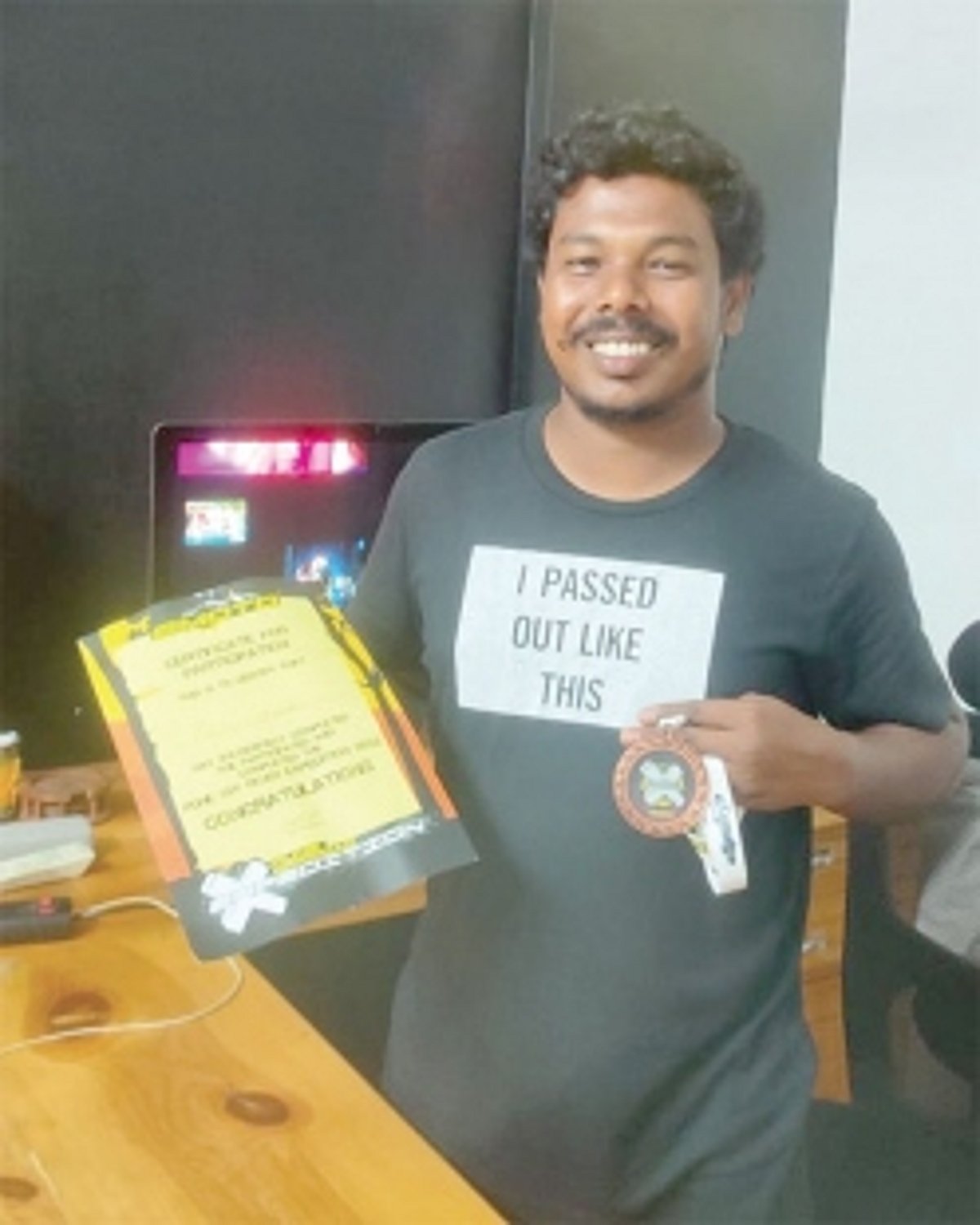 Braving the mucky roads on a trail