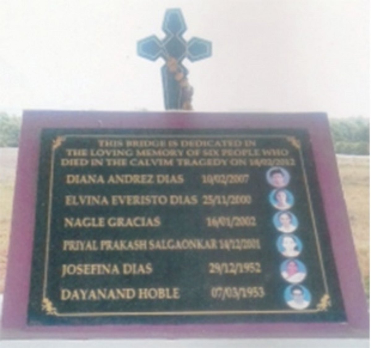 Brighten Calvim memorial