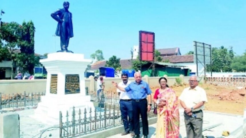 Bronze statue of Goa’s ‘Prince of Intellectuals’  Dr Francisco Luis Gomes to be unveiled on Feb 1