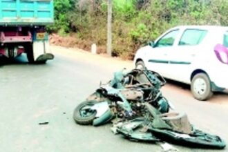 Brother, sister have a miraculous escape in a three-vehicle accident