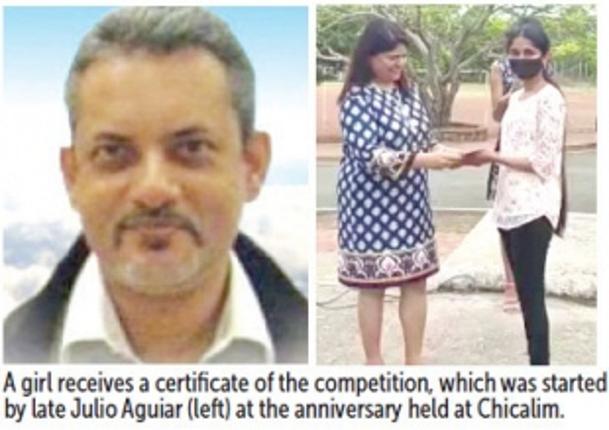 Brushstrokes of a people’s movement underline Julio Aguiar’s  life of giving for Goa