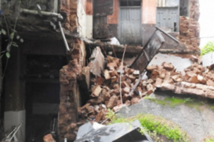Building collapse at Gandhi Market: PWD begins clearing of debris
