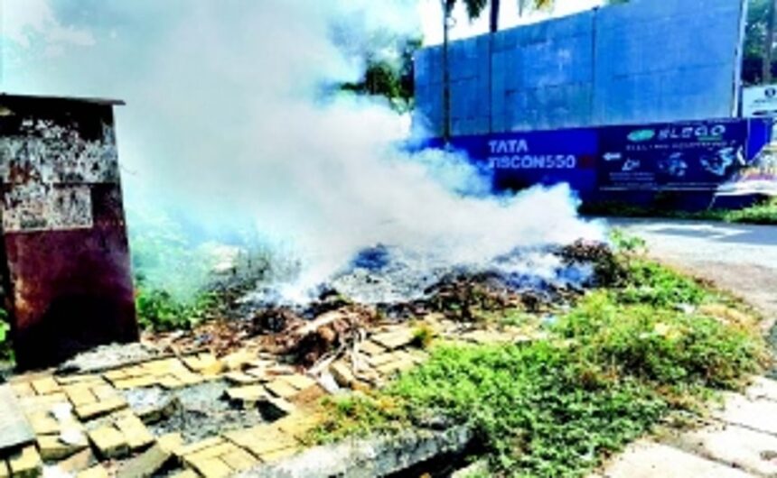 Burning of waste in public spaces continues in MMC’s jurisdiction