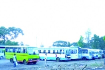 Bus stand — open toilet or a cowshed?