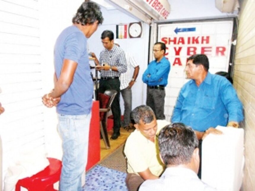 CBI raids cyber café 1 CBI raids cyber café