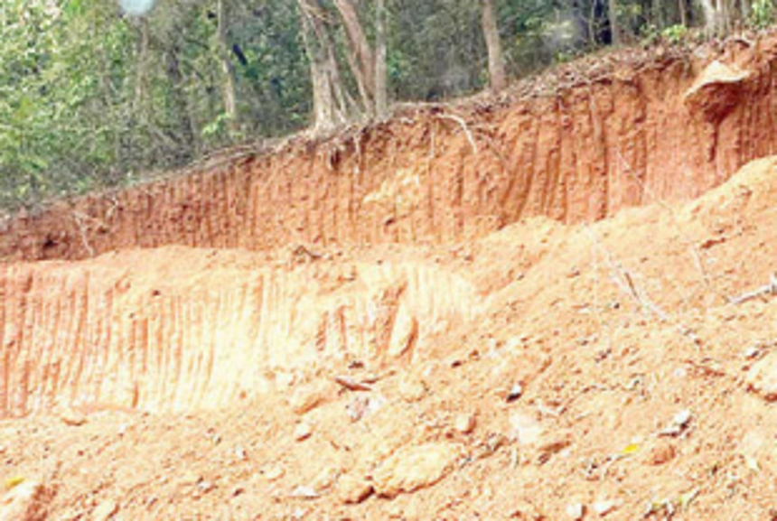 CCF files complaint against illegal hill cutting 1 CCF files complaint against illegal hill cutting