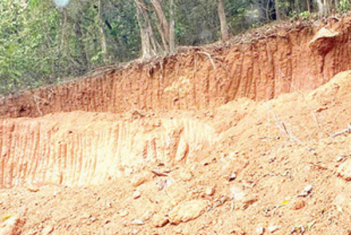 CCF files complaint against illegal hill cutting