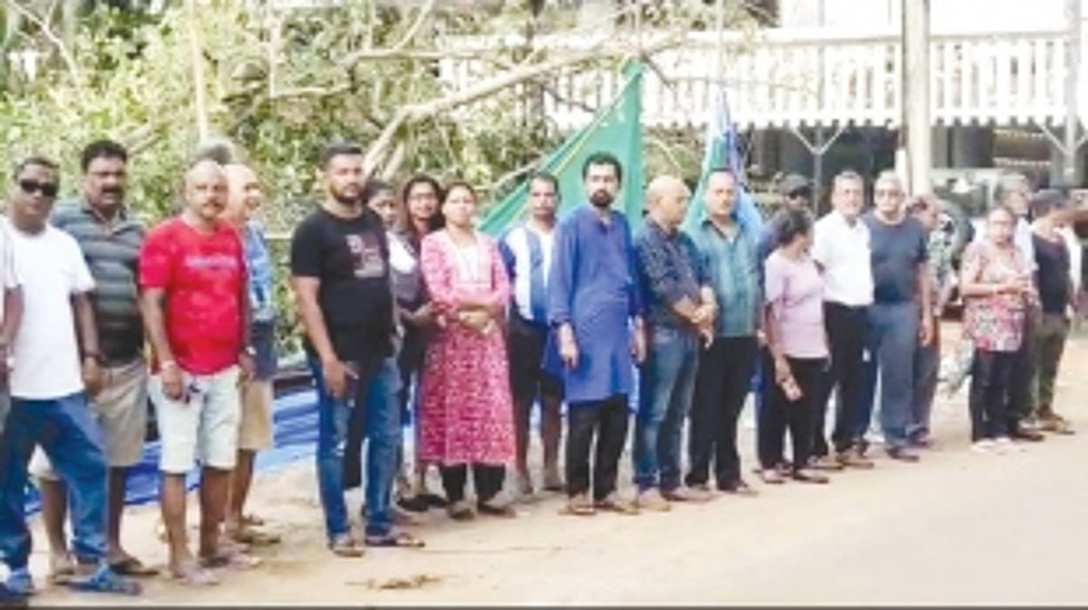 CCF holds protest to demand replanting of banyan tree